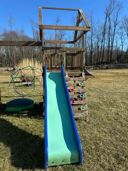 Photo of free playset light brown one (New Fairfield, CT) #3