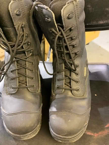 Photo of free Pair of work boots steel toes size 9 (43) (Heysham LA3) #2