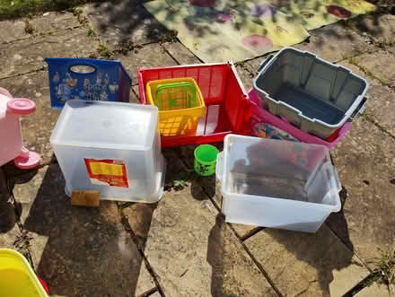 Photo of free Plastic boxes without lids (Crowthorne RG45) #1