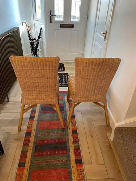Photo of free 2 Wicker chairs (Glasgow G12) #1