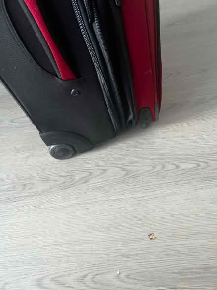 Photo of free Large wheeled suitcase - red (HA8 / Edgware) #3