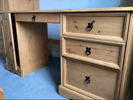 Photo of free Mexican pine desk (Hurst RG10) #1