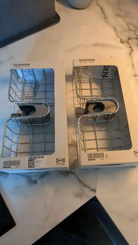 Photo of free Two IKEA Voxnan shower shelves (Bromley North BR1) #1