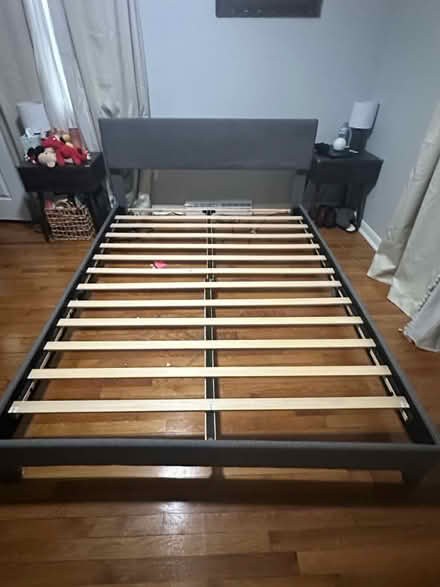 Photo of free Queen bed frame (Brook road) #1