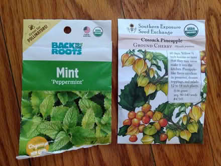 Photo of free Ground Cherry and Peppermint Seeds (N. Lakeside in Henrico) #1