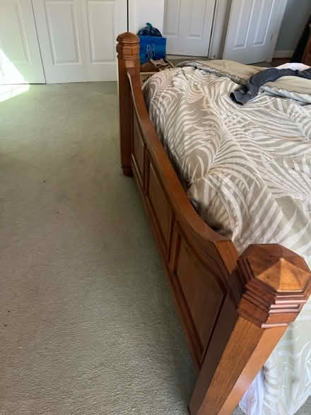 Photo of free Queen bed frame (Williamsburg Outlet area) #2