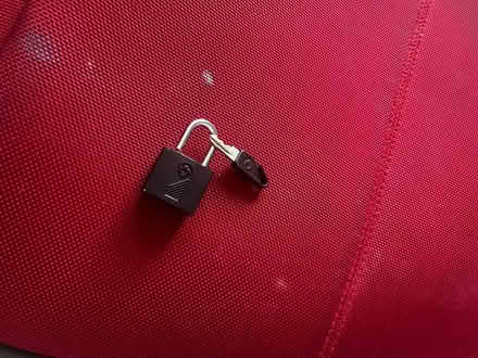 Photo of free Large wheeled suitcase - red (HA8 / Edgware) #2