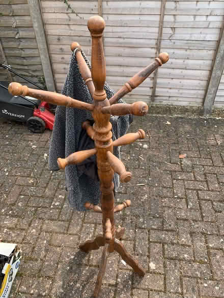 Photo of free Wooden coat hanger (AL2 / SG6) #1