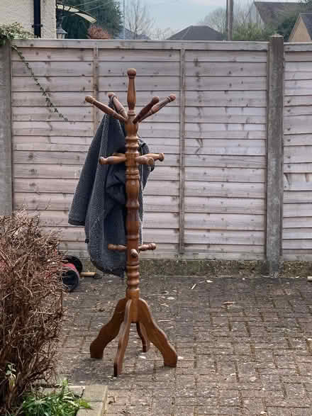Photo of free Wooden coat hanger (AL2 / SG6) #2