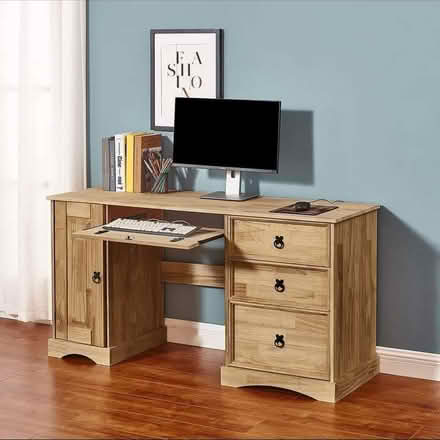 Photo of free Mexican pine desk (Hurst RG10) #2