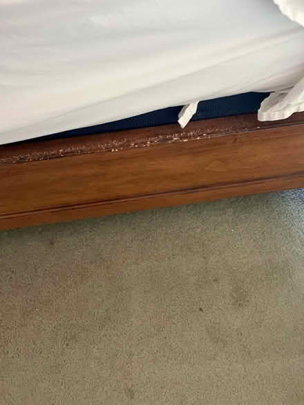 Photo of free Queen bed frame (Williamsburg Outlet area) #3