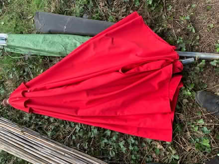 Photo of free Large red parasol (AL2 park street) #2