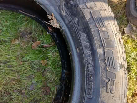 Photo of free Car tyre - no good for a car (Woodley RG6) #2