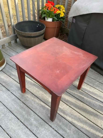 Photo of free Sturdy Wooden Tables (Arlington Heights) #1