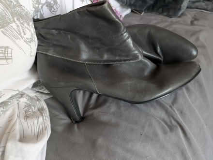 Photo of free Ladies Grey real leather boots (Freehold LA1) #1