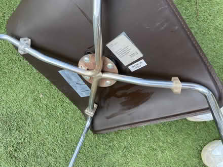 Photo of free 6 leather dining chairs (Intake S12) #3