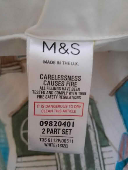 Photo of free Pair M&S firm pillows as new (Buxted TN22) #2