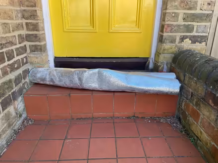 Photo of free Silver crinkly wrapping or packing sheets (Jericho OX1) #1