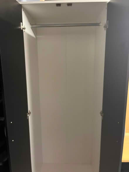 Photo of free Small black and white wardrobe (Dane Mead RG24) #2