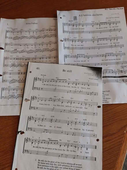 Photo of free Sheet music (High Ongar CM5) #1