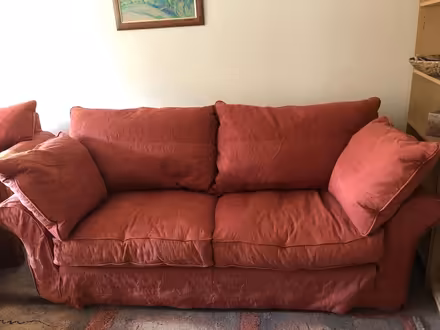 Photo of free Sofa & Footstool (Amersham HP6) #1