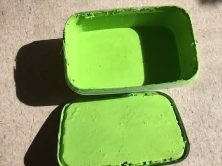 Photo of free Lime green paint (used) (Portslade Village BN41) #2