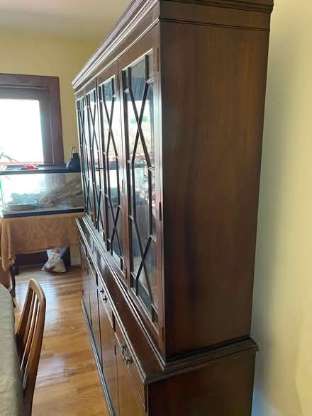 Photo of free 2 part glass display cabinet (Garrison, NY) #2