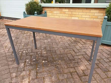 Photo of free Table - wood top & metal legs (Radford Semele CV31) #1
