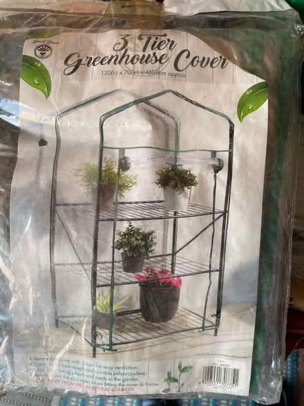 Photo of free 3 tier plastic greenhouse cover (Stowupland IP14) #1