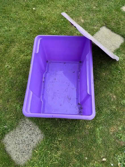 Photo of free Plastic storage box with lid (South Harting) #1