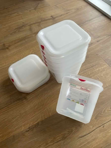 Photo of free 6 new deep tupperwears (L8) #1