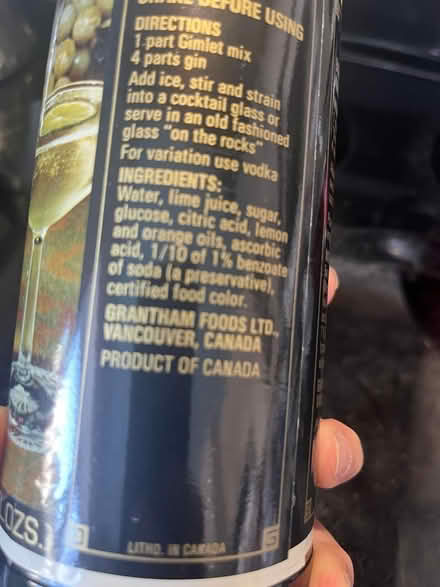 Photo of free Non alcoholic cocktail mix (Orléans) #2