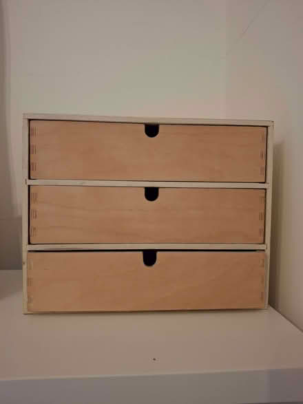 Photo of free Desk top Wooden drawers for paper (Greaves LA1) #1