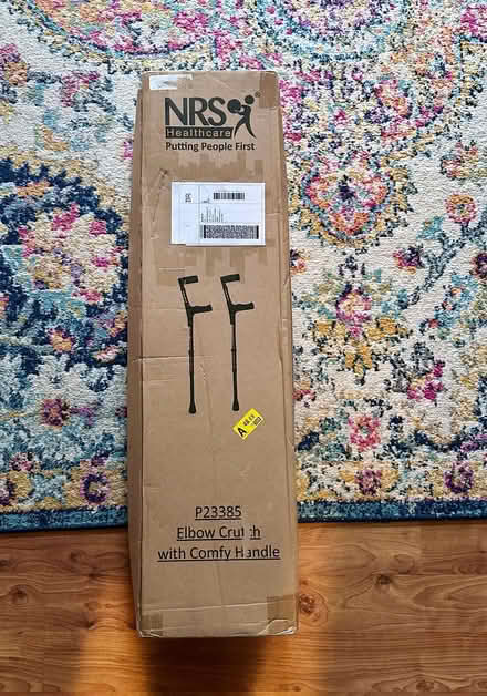 Photo of free Pair of adjustable forearm crutches (Notting Hill Gate W11) #2