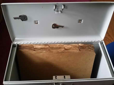 Photo of free Three paper-storage containers (Ann Arbor near Hillside Terr.) #3