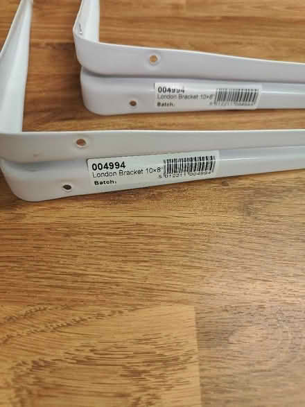 Photo of free Pair of metal shelf brackets (Weybridge KT13) #2