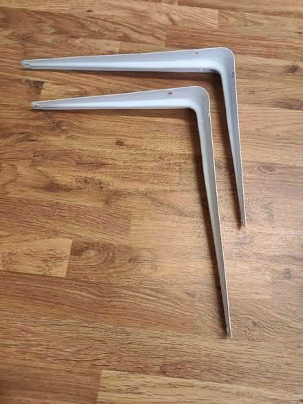 Photo of free Pair of metal shelf brackets (Weybridge KT13) #1