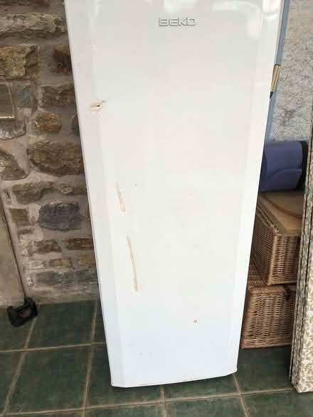 Photo of free White upright freezer (Bashall Eaves BB7) #2