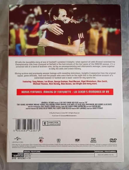 Photo of free Arsenal dvd 89 (Highams Park E4) #2