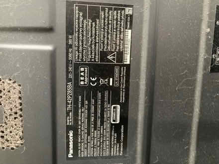 Photo of free Panasonic T.v 41inches (Sidcup) #2