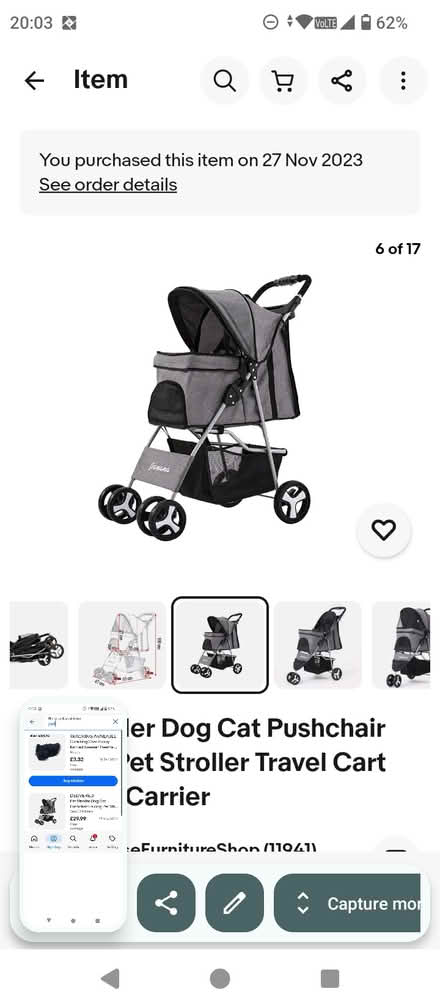Photo of free Pet pram (Mapperley Park NG3) #1