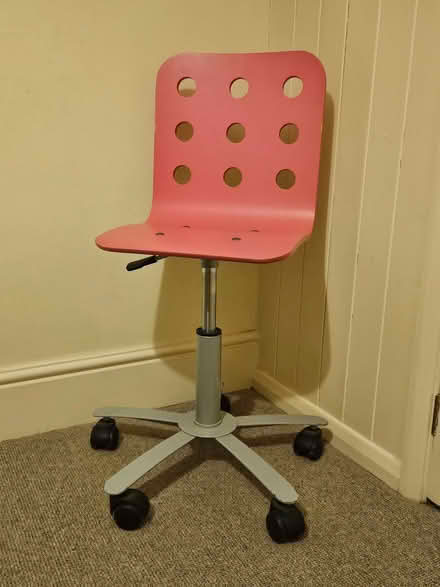 Photo of free IKEA child's pink wheelie chair (Bloxham OX15) #1