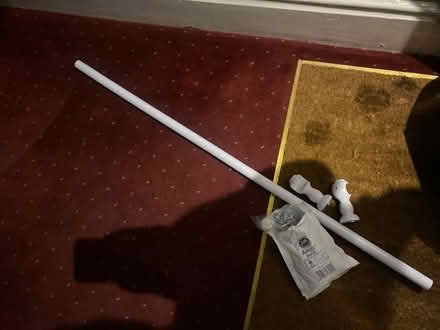 Photo of free White curtain rail (Maida Vale) #1