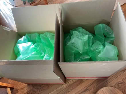 Photo of free Cardboard boxes and air pillows (Audubon, near Arcola school) #1