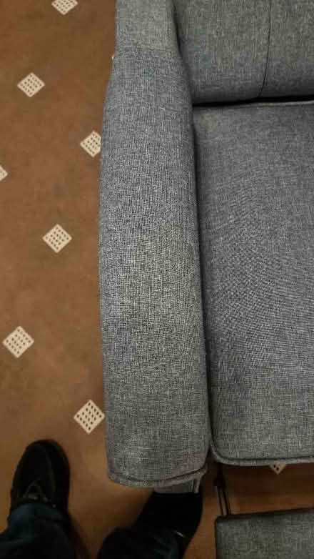 Photo of free Grey wingback recliner (Hillhouse ML3) #3