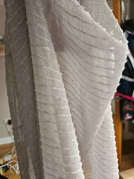Photo of free Single 46x72 voile style curtain - slot/rod top (South End MK42) #2