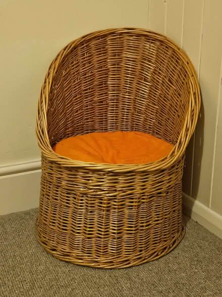 Photo of free Small wicker chair (Bloxham OX15) #1