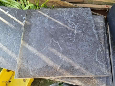 Photo of free 101 Dark Grey Marble Effect Slate Turkish Tiles (Ryelands LA1) #1