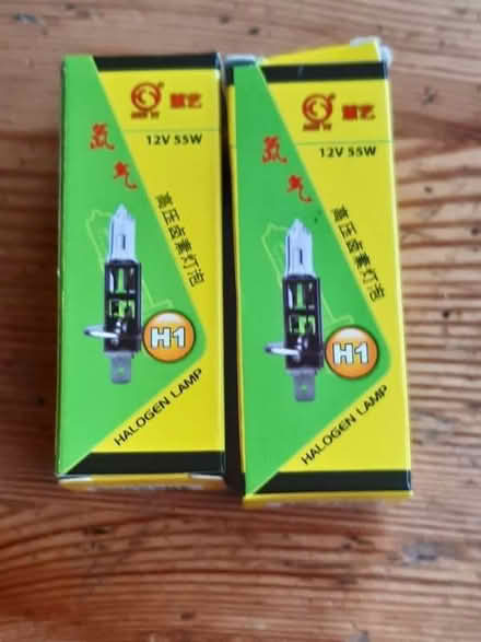 Photo of free Pair of new H1 halogen headlight bulbs (Wokingham RG40) #1