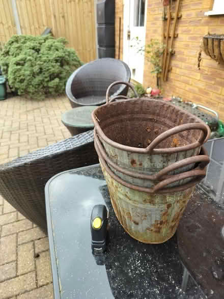 Photo of free Galvanised pots (Southcote RG1) #3
